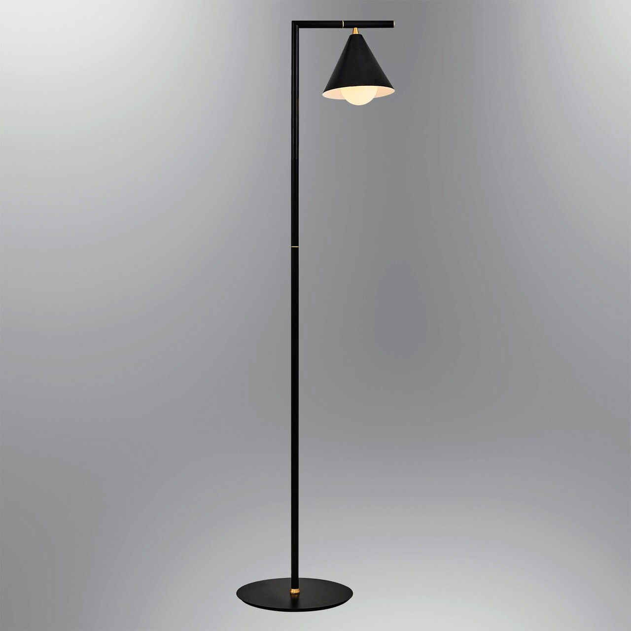 Lampadar, Lightric, 414LRC1240, Metal, Negru