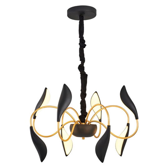 Lustra, Lightric, 414LRC1326, Metal, Negru