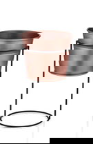 Ghiveci, GLV0334, Aur roz/negru