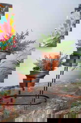 Ghiveci, SKS0032, 28x13x31 cm, Metal, Cupru