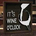 Pusculita, GAD039, 22x22x6 cm, Lemn, Maro/Alb