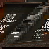 Pusculita, GAD049, 22x22x6 cm, Lemn, Maro/Alb