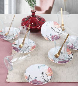 Set pentru ceai, Hermia, 275KRM1533, Dishwasher - safe up to 60 °C / Microwave - safe, Multicolor