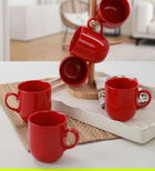 Set cani, Hermia, 275KRM1445, Dishwasher - safe up to 60 °C / Microwave - safe, Rosu