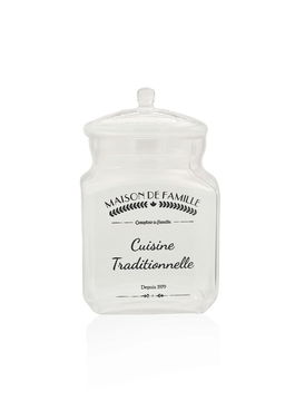 Cutie depozitare, Hermia, 280TMA1873, Mașină de spălat vase - potrivită / Cuptor cu microunde - nesigură, Transparent/Negru