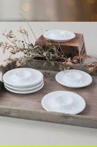 Set suporturi pentru ou, Keramika, 275KRM1635, Ceramica , Nu absoarbe apa, Alb