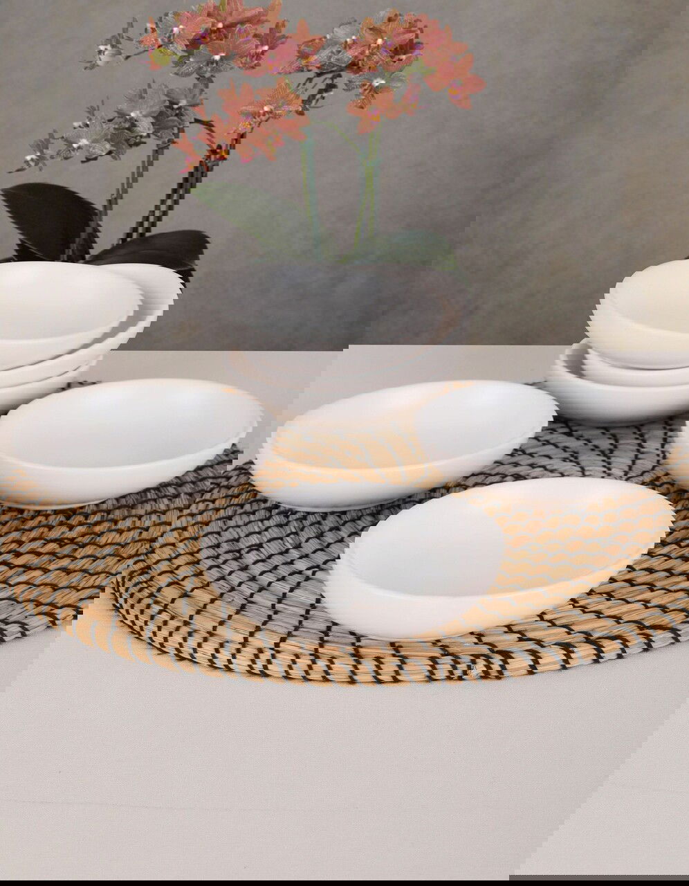 Set boluri pentru sos, Keramika, 275KRM1753, Ceramica , 13 cm, Alb