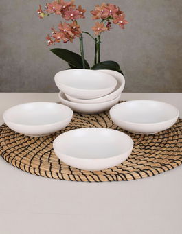 Set boluri pentru sos, Keramika, 275KRM1753, Ceramica , 13 cm, Alb