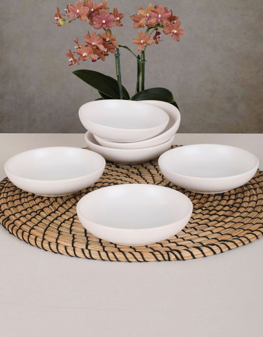 Set boluri pentru sos, Keramika, 275KRM1753, Ceramica , 13 cm, Alb