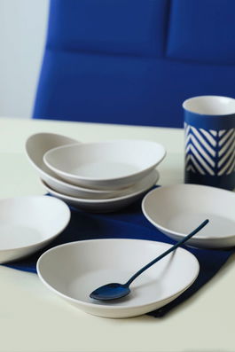 Set farfurii, Keramika, 275KRM2166, Ceramica , Nu absoarbe apa, Alb mat