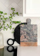 Platou servire alimente, Mia - Kitchenware, 280TMA1904, 100% MARMURA / , Dimensiune: 13,5 x 8 x 0,5 cm, Verde / Natural