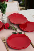 Set farfurii, Keramika, 275KRM1816, Ceramica , 21 cm, 6 piese, Multicolor