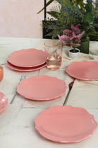 Set farfurii, Keramika, 275KRM1817, Ceramica , 21 cm, 6 piese, Multicolor