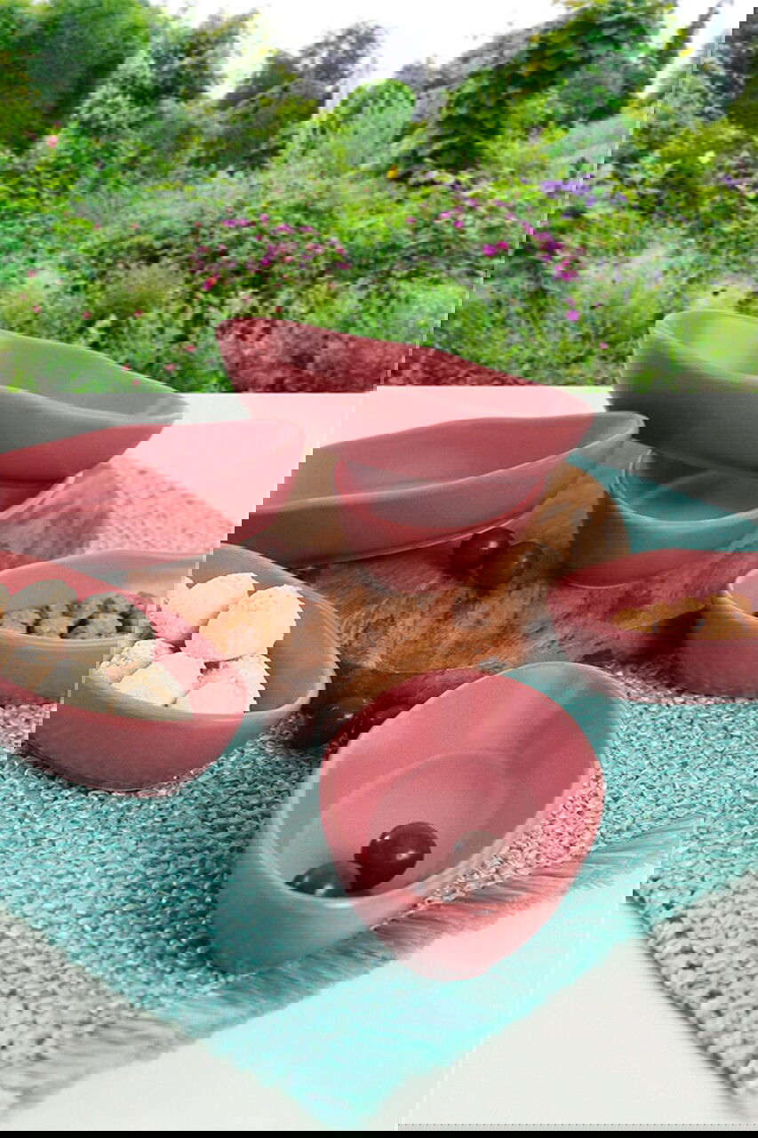 Set boluri pentru aperitive, Keramika, 275KRM1755, Ceramica , 14 cm, 6 piese, Roz prafuit