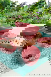 Set boluri pentru aperitive, Keramika, 275KRM1755, Ceramica , 14 cm, 6 piese, Roz prafuit