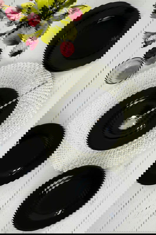 Set farfurii, Keramika, 275KRM1834, Ceramica , 21 cm, 6 piese, Multicolor