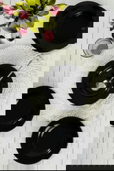 Set farfurii, Keramika, 275KRM1834, Ceramica , 21 cm, 6 piese, Multicolor