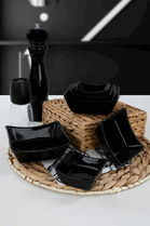 Set boluri pentru sos, Keramika, 275KRM1172, Ceramica , Dimensiune: 12 x 4,7 cm / 325 cc (2 bucăți), Negru