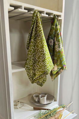 Set prosoape de bucatarie, SX - Kitchen, 626SRT1113, Poliester , 50 x 70 cm, 2 piese, Verde