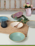 Set farfurii, Keramika, 275KRM1914, Ceramica , Nu absoarbe apa, Multicolor