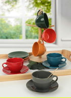 Set pentru ceai, Keramika, 275KRM1621, Ceramica , Nu absoarbe apa, Multicolor