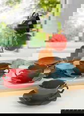 Set pentru ceai, Keramika, 275KRM1621, Ceramica , Nu absoarbe apa, Multicolor