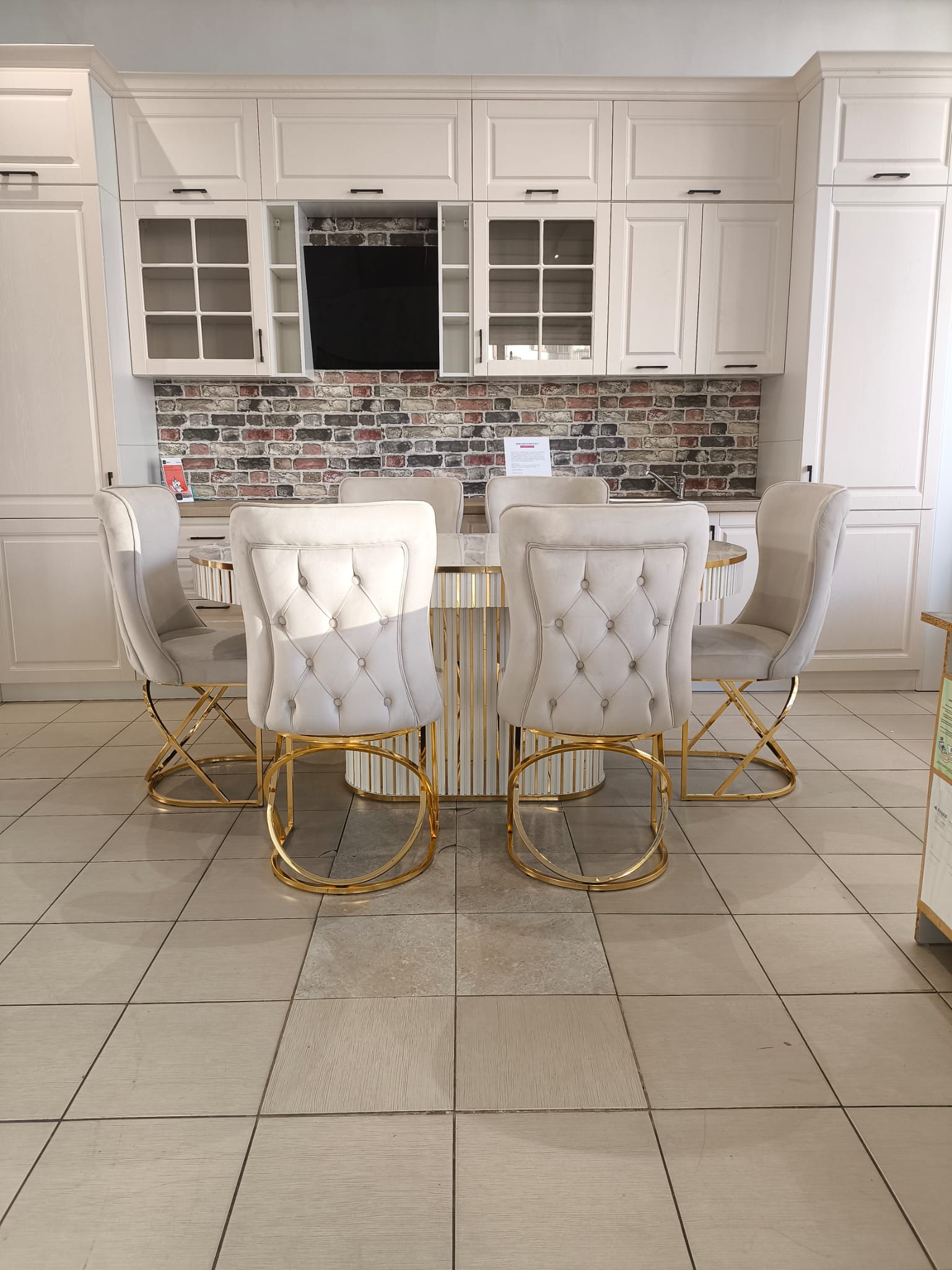 SET LUXURY 2 MASA+6 SCAUNE