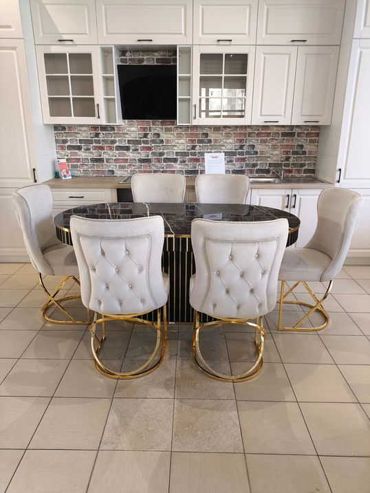 SET LUXURY MASA+6 SCAUNE