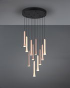 Lustra Fiato, TRIO, 40.5x150 cm, 3W, 11x SMD, metal, multicolor