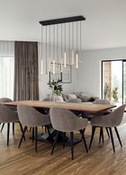 Lustra Fiato, TRIO, 115x15x150 cm, 3W, 11x SMD, metal, multicolor