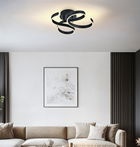 Plafoniera Francis, TRIO, 54x52x19.5 cm, 40W, 1x SMD, metal, antracit