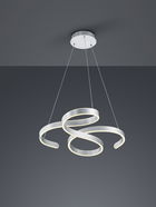 Lustra Francis, TRIO, 72x68x150 cm, 48W, 1x SMD, metal, argintiu lucios