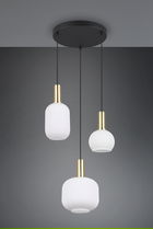 Lustra Diva, TRIO, 38.5x30x150 cm, 10W, 3x E27, metal, multicolor