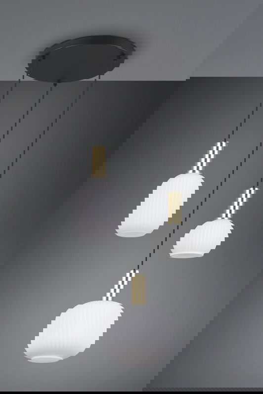 Lustra Diva, TRIO, 38.5x30x150 cm, 10W, 3x E27, metal, multicolor