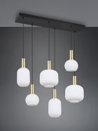 Lustra Diva, TRIO, 85x20x150 cm, 10W, 6x E27, metal, multicolor