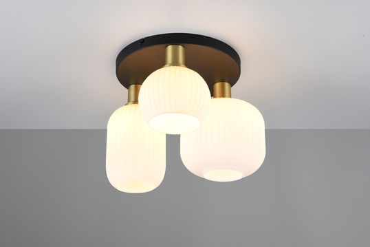 Plafoniera Diva, TRIO, 39x28.5 cm, 10W, 3x E27, metal, multicolor