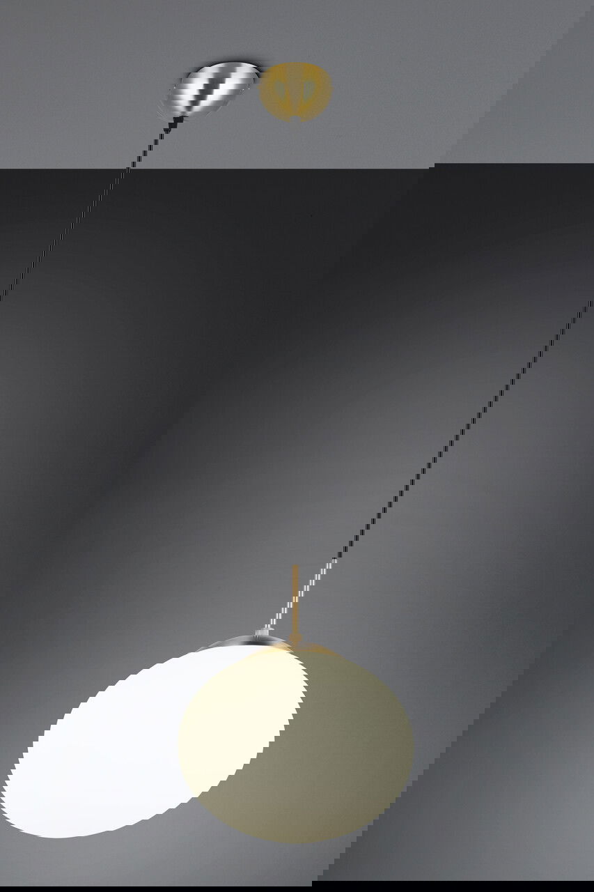 Lustra Fomento, TRIO, 30x150 cm, 15W, 1x E27, metal, bronz mat/alb