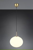 Lustra Fomento, TRIO, 30x150 cm, 15W, 1x E27, metal, bronz mat/alb