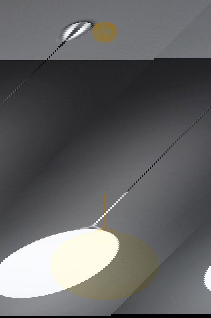 Lustra Fomento, TRIO, 40x150 cm, 15W, 1x E27, metal, bronz mat/alb