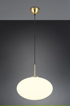 Lustra Fomento, TRIO, 40x150 cm, 15W, 1x E27, metal, bronz mat/alb