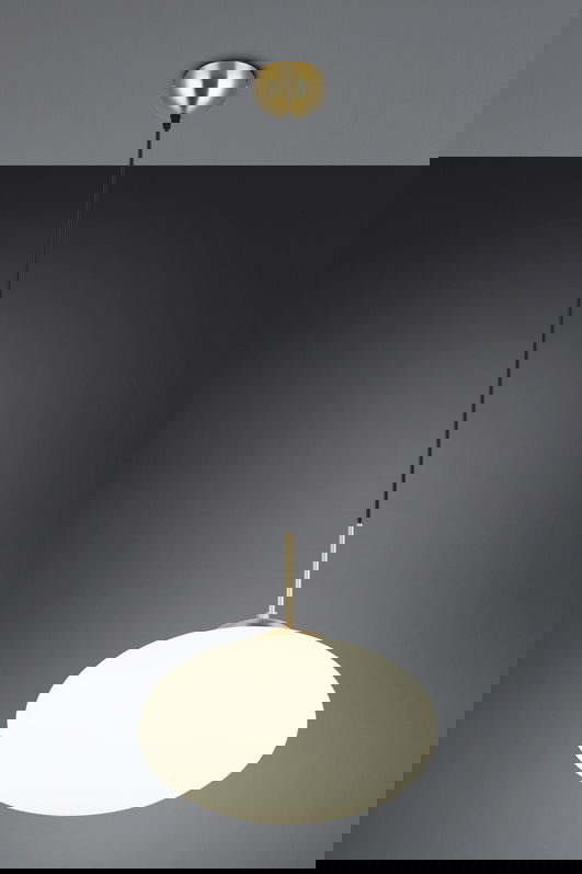 Lustra Fomento, TRIO, 40x150 cm, 15W, 1x E27, metal, bronz mat/alb