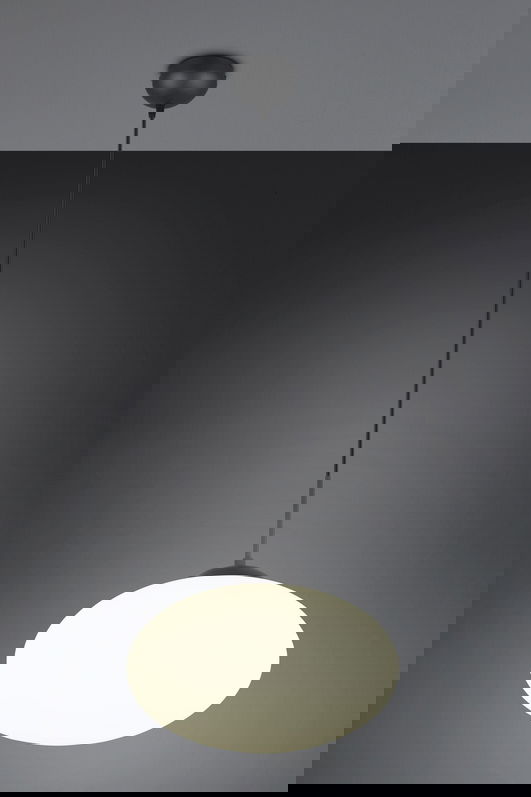 Lustra Fomento, TRIO, 40x150 cm, 15W, 1x E27, metal, negru mat/alb