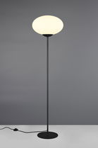 Lampadar Fomento, TRIO, 40x150 cm, 15W, 1x E27, metal, negru mat/alb