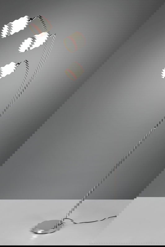 Lampadar Davos, RL, 12x185 cm, 28W, 3x E14, metal, gri/alb