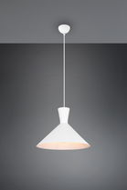 Lustra Enzo, RL, 35x150 cm, 28W, 1x E27, metal, alb mat