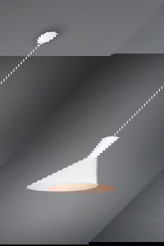 Lustra Enzo, RL, 35x150 cm, 28W, 1x E27, metal, alb mat