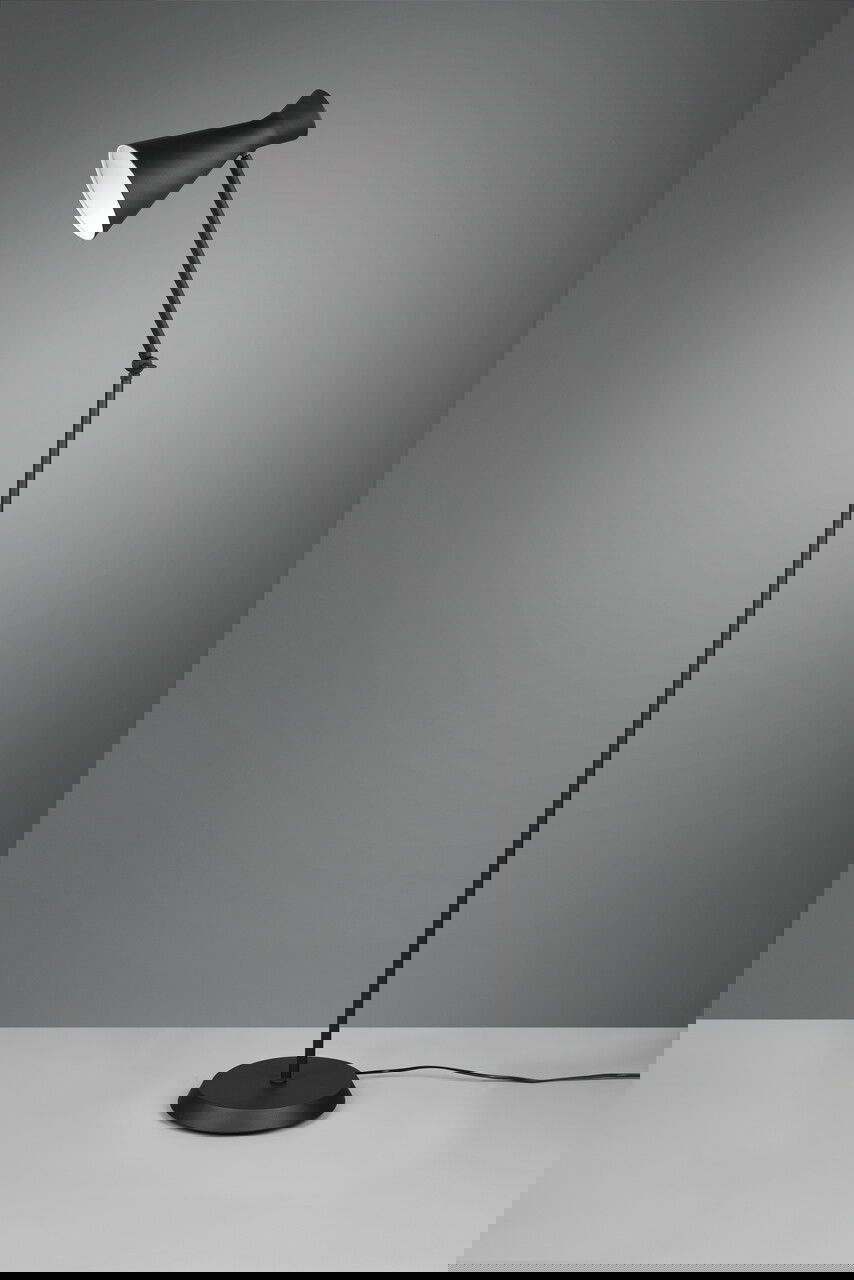 Lampadar Enzo, RL, 25x48.8x150 cm, 10W, 1x E27, metal, negru mat