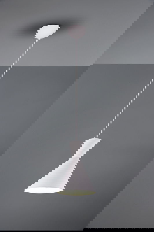 Lustra Enzo, RL, 20x150 cm, 28W, 1x E27, metal, alb mat