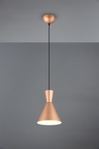 Lustra Enzo, RL, 20x150 cm, 28W, 1x E27, metal, maro