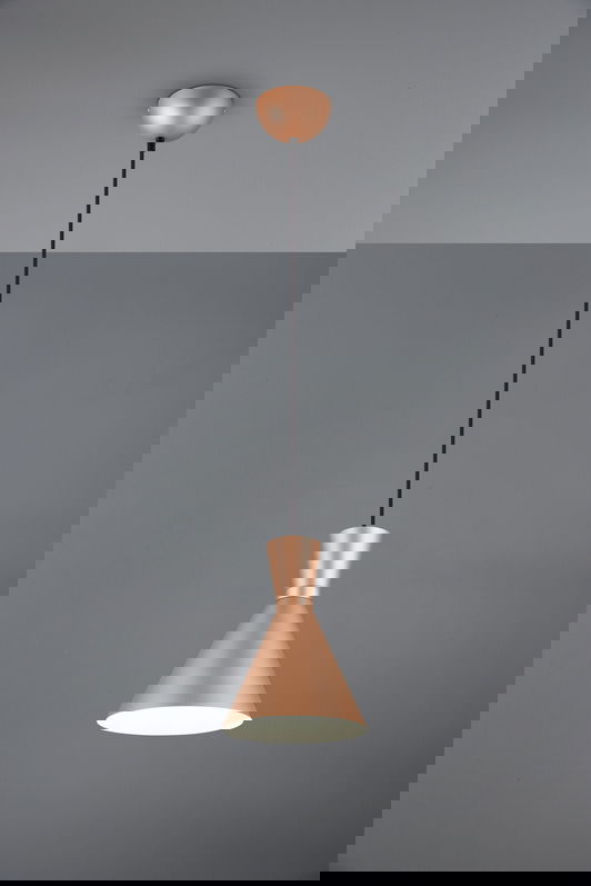 Lustra Enzo, RL, 20x150 cm, 28W, 1x E27, metal, maro